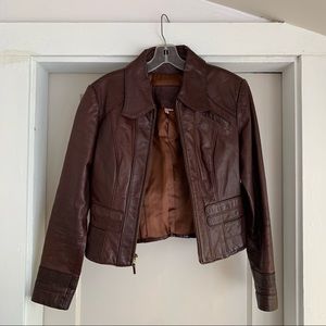 Lee Imports Vintage Leather Jacket Made in Korea